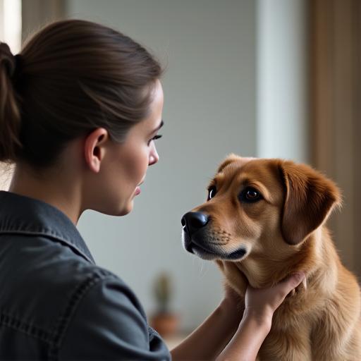 Sesi konsultasi pakar tingkah laku anjing